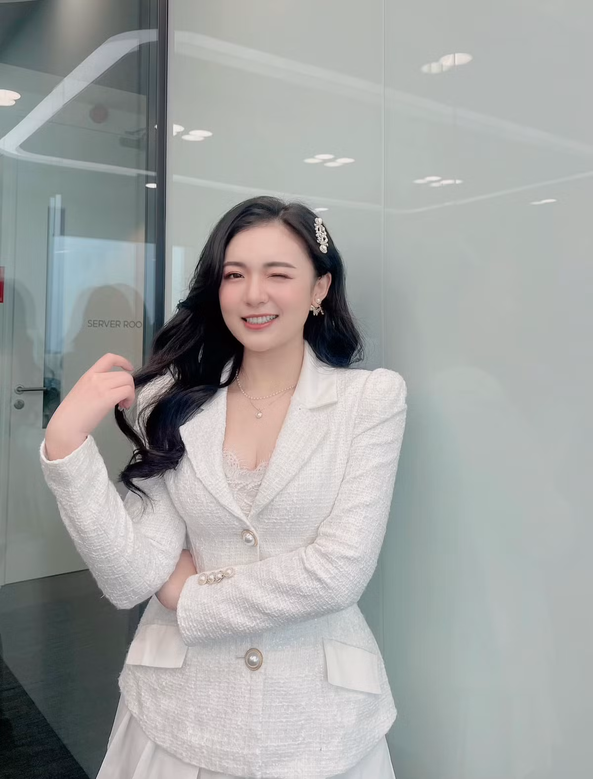 Nữ MC Vũ Phương Thảo từng được khán giả dành cho danh hiệu "MC xinh nhất VTV". Ảnh: FBNV