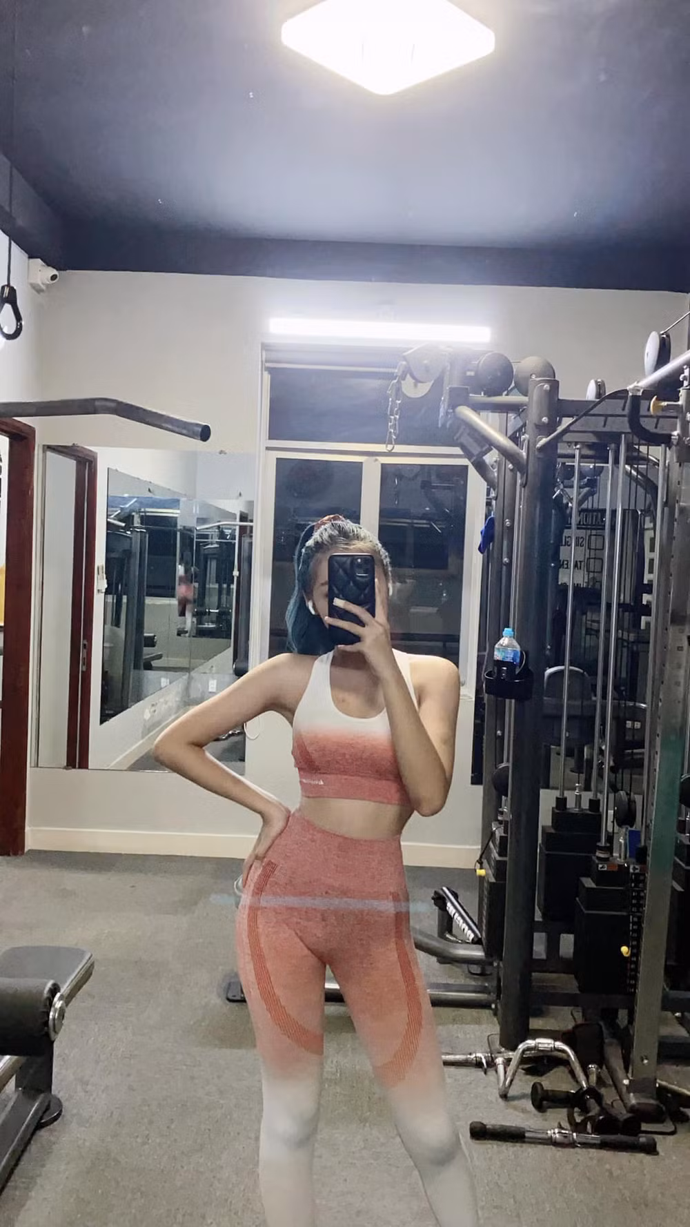 Trên trang cá nhân, Thanh Tâm thường xuyên chia sẻ hình ảnh tập gym bất chấp những lời chê bai từ cư dân mạng.