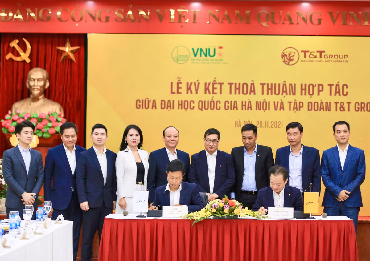 Tap doan T&T Group hop tac chien luoc voi Dai hoc Quoc gia Ha Noi