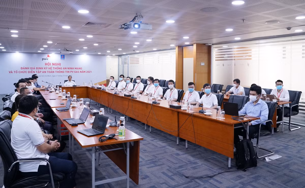 PV GAS nang cao nhan thuc ve an ninh mang