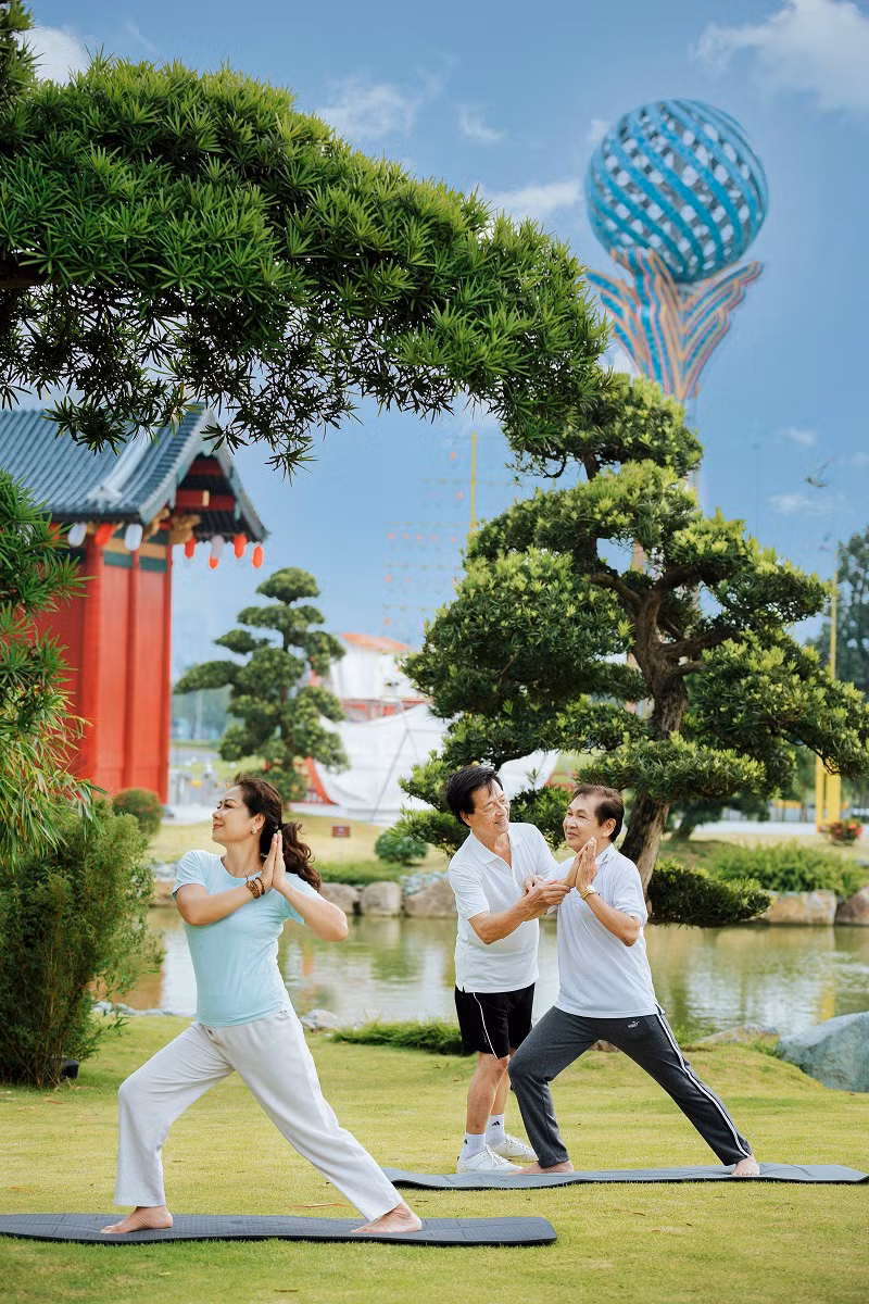 Mua thu Ha Noi rat dac biet o Vinhomes Smart City phia Tay thanh pho-Hinh-5