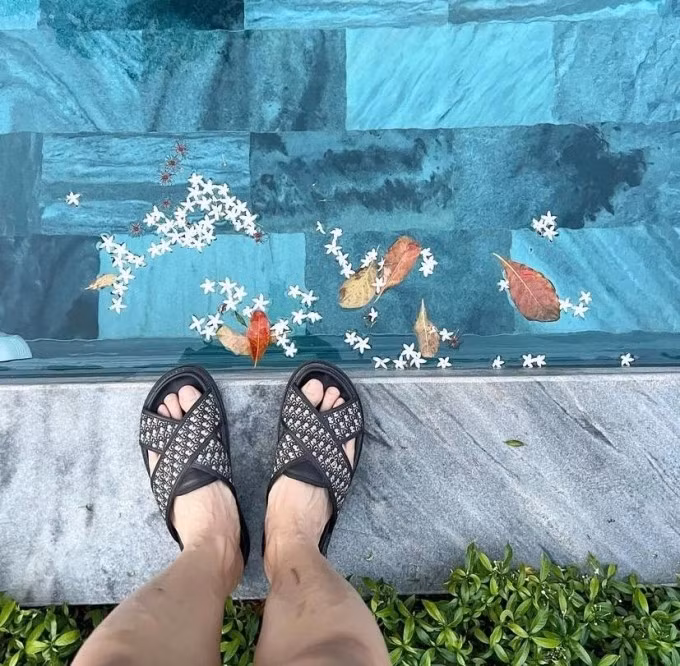 Lệ Quyên từng cho biết đây là góc nhỏ bình yên, trong veo nằm giữa thành phố mà cô rất yêu thích.