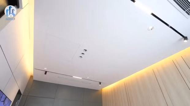 Ngoài nội thất, Lan Ngọc còn đầu tư nhiều thiết bị điện thông minh như đèn chiếu sáng, điều hòa âm trần, máy lọc không khí,... Ảnh: chụp màn hình NhaF
