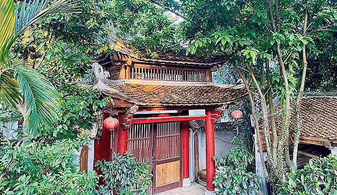 Nổi bật là khu nhà thờ Thiên Trường Vọng Phủ trị giá hàng chục tỷ đồng nằm ở Thạch Thất, Hà Nội. Ảnh: FBNV