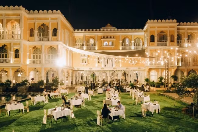 Ngày nay, tòa lâu đài Tajmasago trở thành trung tâm tiệc cưới Chloe Gallery của Capella Holdings. Ảnh: Chloe Gallery