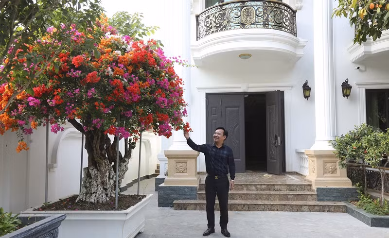 Nam nghệ sĩ sở hữu căn biệt thự nhà vườn hoành tráng tại Thạch Thất (Hà Nội). Ảnh: Dân trí