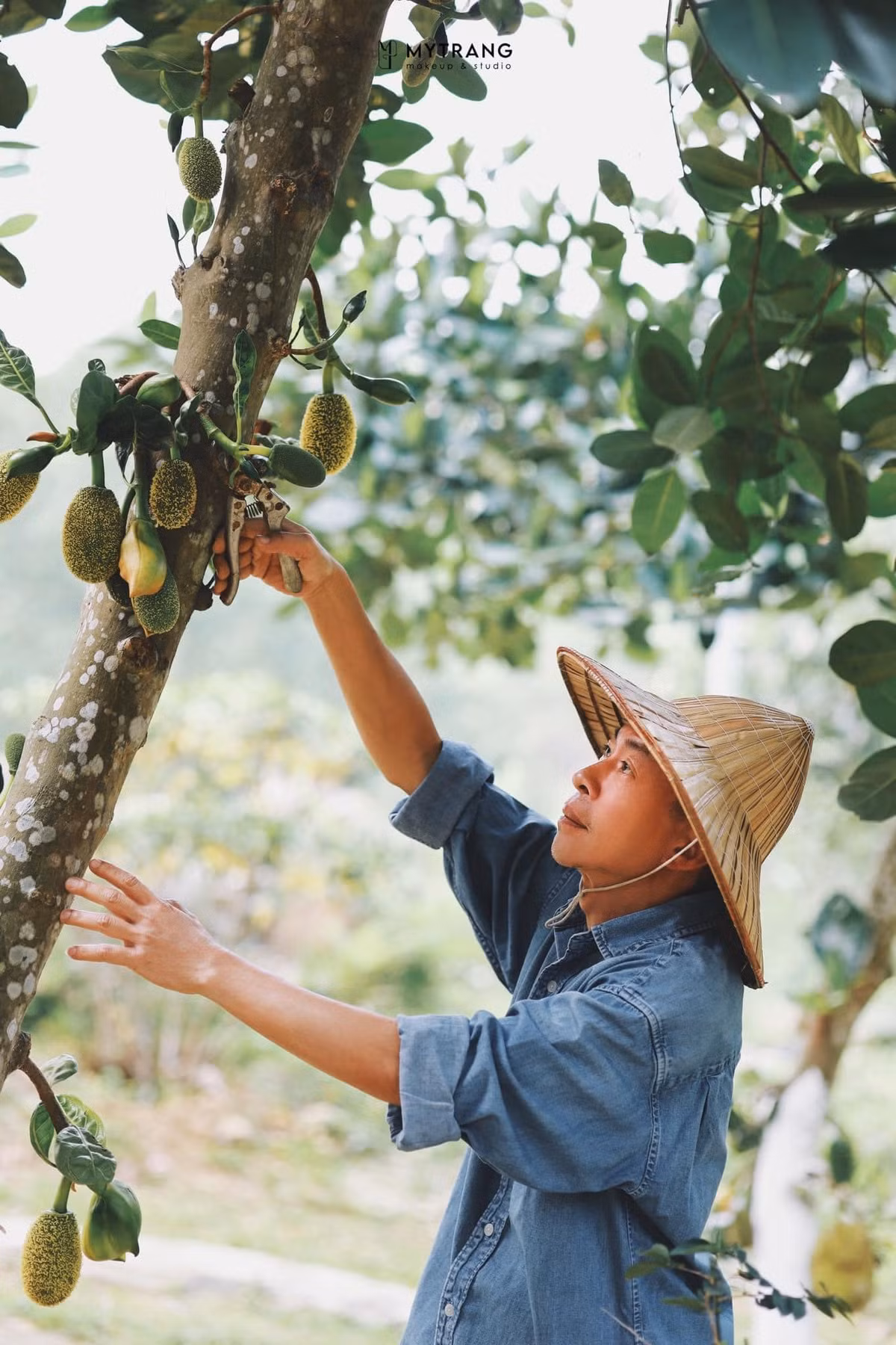Ngoài di hát, ca sĩ Việt Hoàn dành thời gian để trồng trọt, chăm sóc cây cối và nuôi gia súc, gia cầm như một người nông dân.