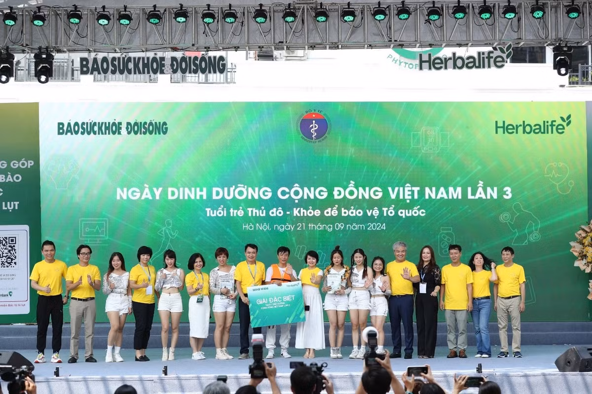 Herbalife Viet Nam dong hanh to chuc Ngay Dinh Duong Cong Dong 2024