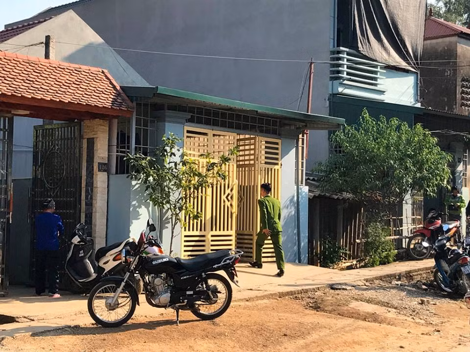 Ngôi nhà cháu bé nơi xảy ra vụ việc.