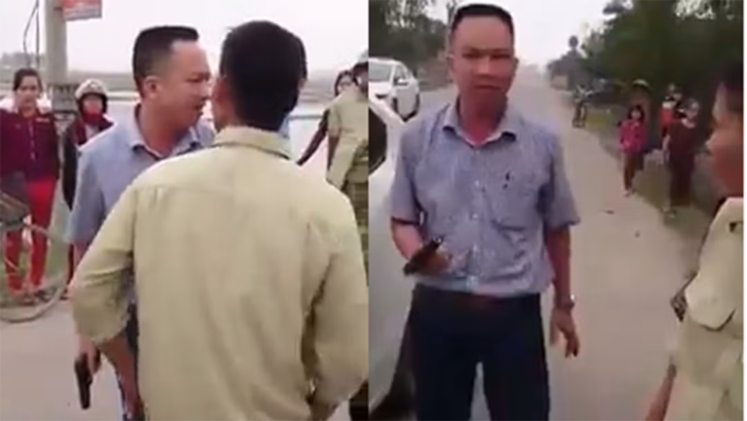  Gây tai nạn giao thông, lái xe hung hãn rút súng 'dọa' bắn người: Vào khoảng 14h ngày 21/1/2018, ô tô con BKS 38A chạy trên đường Song Lộc - Thuận Lộc (thuộc xã Thuận Lộc, TX Hồng Lĩnh) hướng từ xã Song Lộc lên QL1A với tốc độ cao thì xảy ra tai nạn với chiếc xe máy đang dựng ở bên vệ đường.