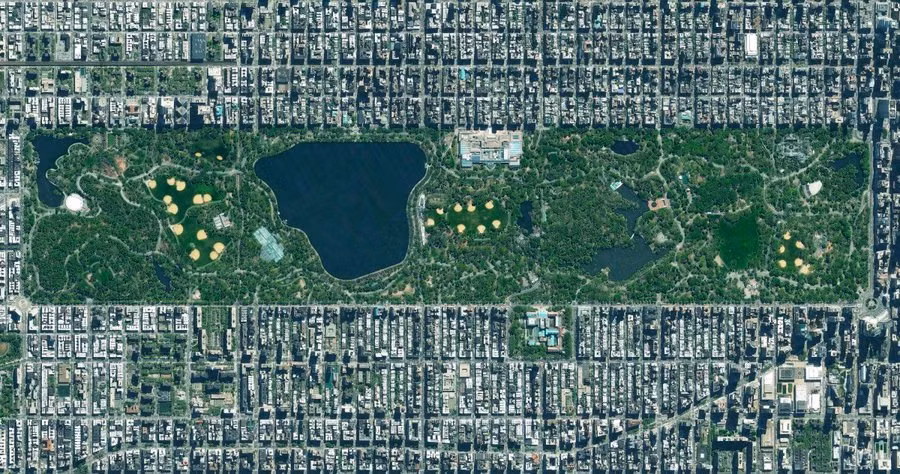 Hình ảnh choáng ngợp của Công viên Trung Tâm ở New York, Mỹ bị bao bọc bởi những tòa nhà san sát. Ảnh: SCapacity.