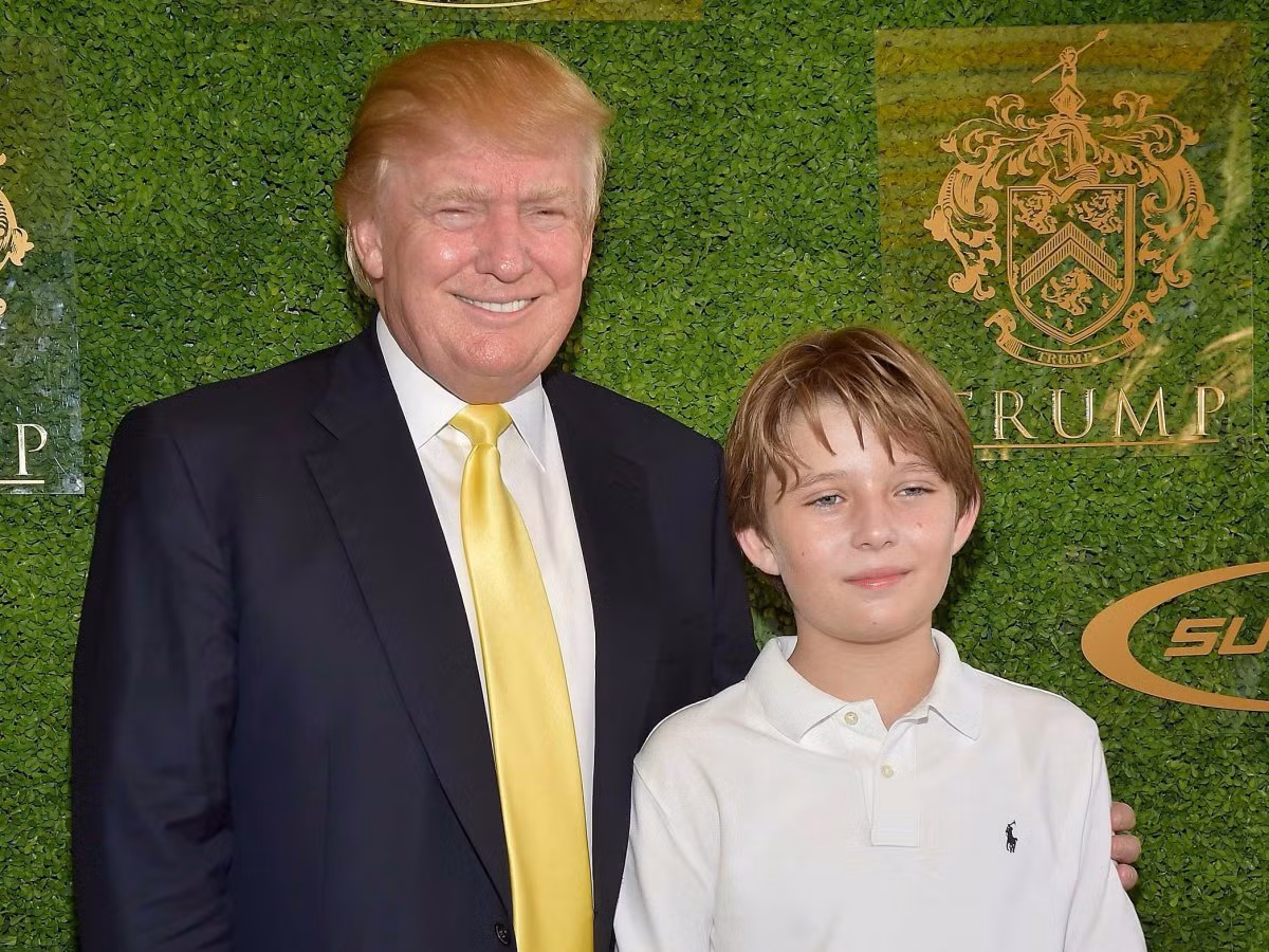 Dù sinh năm 2006 và chỉ mới 10 tuổi nhưng người con của ông Donald Trump đã có thể nói thành thạo tiếng Anh và tiếng Slovenia. Ảnh: BI. 