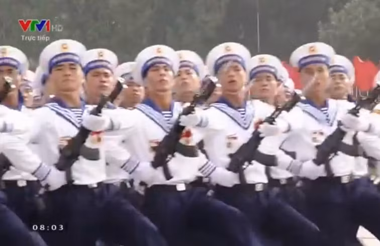 Khối chiến sỹ hải quân.