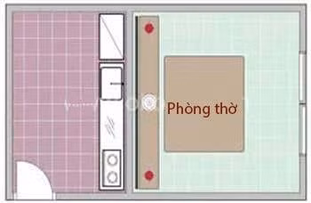 Nếu phía sau bàn thờ là bếp thì sẽ gây hỏa sát rất nặng, vận thế của gia đình sẽ không ổn định hoặc giảm sút, ảnh hưởng đến đến phong thủy khác của gia đình. Trong trường hợp này, tốt nhất là đặt lại vị trí bàn thờ. Nếu không thể đặt ở vị trí khác thì phải cách một khoảng không gian giữa bàn thờ với phòng vệ sinh hay bếp. Tốt nhất nên đặt 6 sâu tiền Lục Đế để hóa giải.