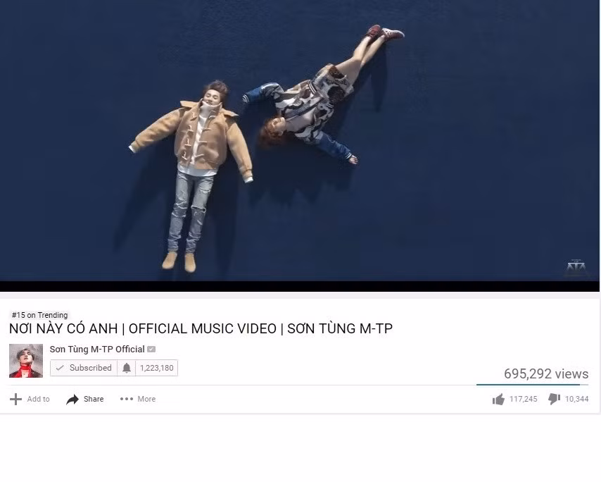 Với cảnh quay lãng mạn tại Hàn Quốc cũng như giai điệu bắt tai, video nhanh chóng đạt gần 700.000 lượt xem, 120.000 like (thích) và 33.000 bình luận trên YouTube sau chưa đầy 24 giờ ra mắt. Ảnh chụp màn hình.