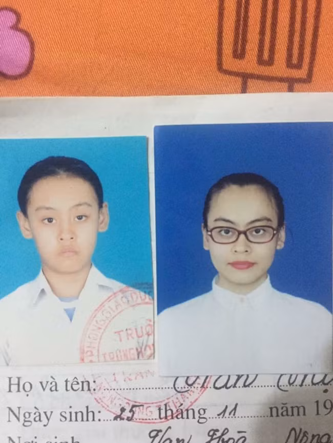 Cô gái có cặp mắt không hề thay đổi qua thời gian nhưng khuôn mặt đã... sáng sủa lên trông thấy.