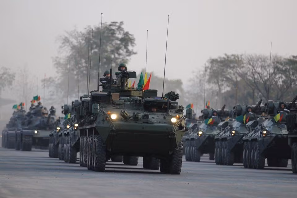 Xe chiến đấu bộ binh Stryker được Mỹ viện trợ cho Quân đội Hoàng gia Thái Lan. Nguồn ảnh: Defense.