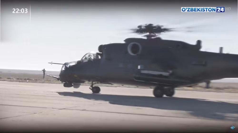 Theo thông tin được phía Uzbekistan đăng tải, các trực thăng chiến đấu Mi-35M bắt đầu được nhập biên chế quân đội nước này từ cuối năm 2019. Nguồn ảnh: O'Zbekiston.