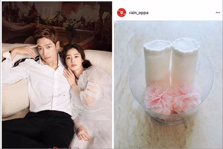 Cho đến nay, vợ chồng Kim Tae Hee vẫn giữ kín hình ảnh cô con gái của mình. Tuy nhiên, fans cho rằng bé chắc chắn rất xinh đẹp, đáng yêu. Ảnh: Khampha.