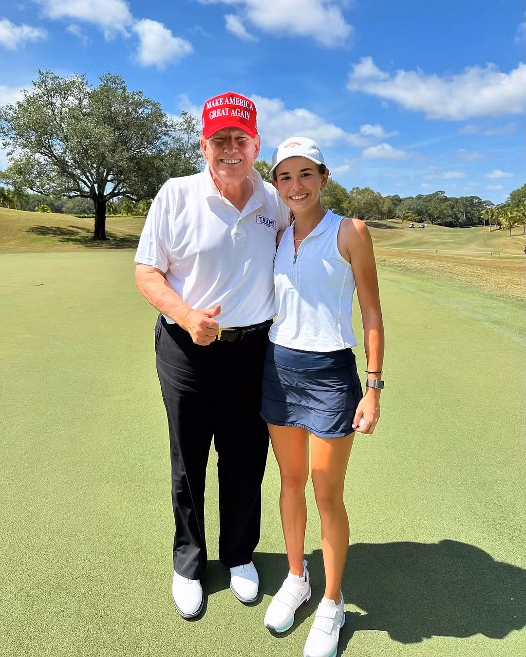 Ở tuổi 18, Kai Trump chỉ kém Barron Trump, con út của ông Trump, đúng một tuổi.