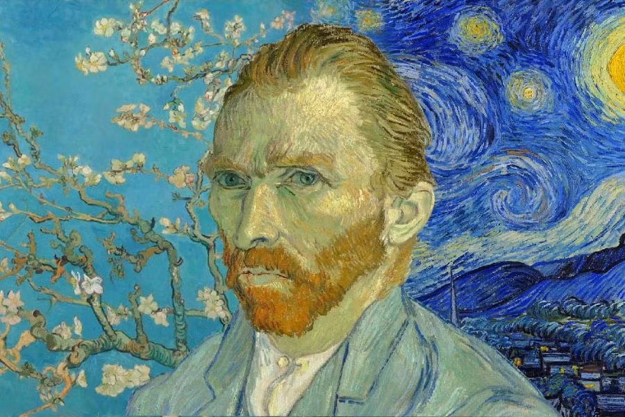 Van Gogh sở hữu những kiệt tác nghệ thuật nổi tiếng như: “Đêm đầy sao” - 1889; “Những cây ô lưu” - 1889; “Quán cafe đêm” - 1888; chùm tranh “Hoa Hướng dương” - 1890; “Chân dung bác sỹ Gachet” - 1890, những bức chân dung tự họa của ông…