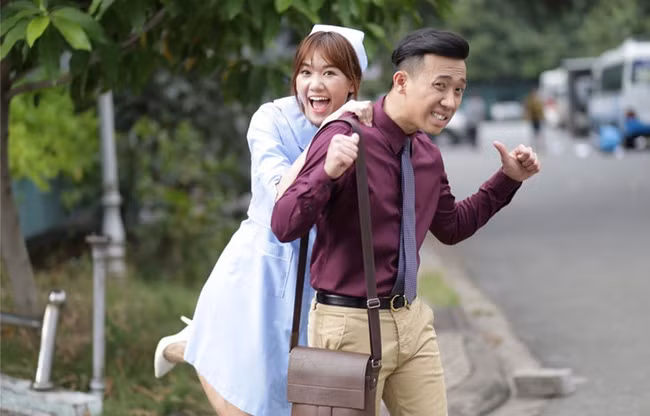 Trấn Thành và Hari Won. Ảnh: Galaxy