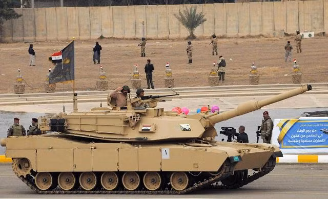 Phiên bản xe tăng M1A1M được Mỹ trang bị cho Quân đội Iraq có nhiều nét tương đồng với bản M1 Abrams nhưng thiếu đi rất nhiều chi tiết quan trọng. Nguồn ảnh: Ar15.