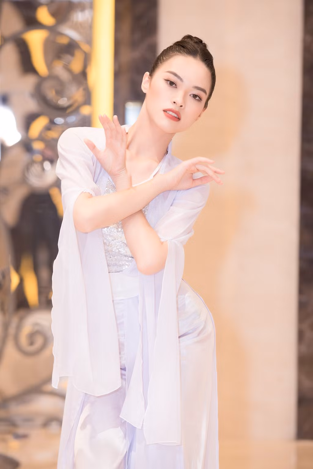 Phần thi của cô nhận được sự chú ý từ ban giám khảo.