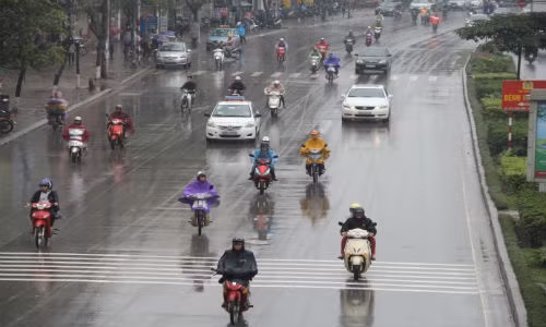 Khu vực Bắc Bộ được dự báo có mưa vài nơi trong ngày 1/1. Ảnh: Báo Giao thông.