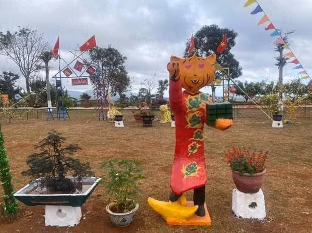 Vị chúa sơn lâm hung mãnh trong xuân năm nay được “thổi gió” dễ thương, tinh nghịch hơn thường ngày. Qua loạt hình ảnh này, đàn hổ Tây Nguyên đã nhanh chóng được so sánh và được coi như là "đối thủ nặng ký" của đàn hổ Phú Thọ gần đây.
