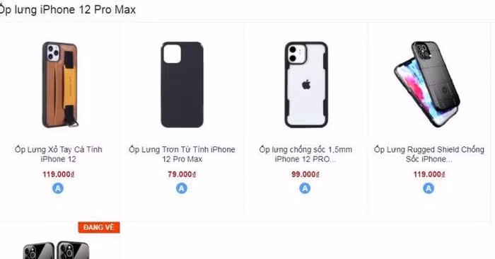 Cùng với đó, dù iPhone 12 chưa ra mắt nhưng các phụ kiện như ốp lưng, bao da, tấm dán cường lực... cho sản phẩm này đã có mặt ở các cửa hàng trong nước. Dựa trên các tin đồn về iPhone 12, nhiều nhà sản xuất đã cho ra đời các phụ kiện ăn theo, chủ yếu là ốp lưng, rao bán tràn lan trên mạng xã hội.