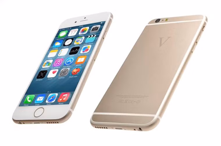 Vphone I6: được trang bị chip MediaTek MT6582 lõi tứ xung nhịp 1,3GHz, màn hình 4,7 inch độ phân giải HD, RAM 1GB, bộ nhớ trong 16GB, camera 16MP, pin dung lượng 1.600mAh. Máy chạy hệ điều hành Android 4.2.2 Jelly Bean, giá bán 150USD.