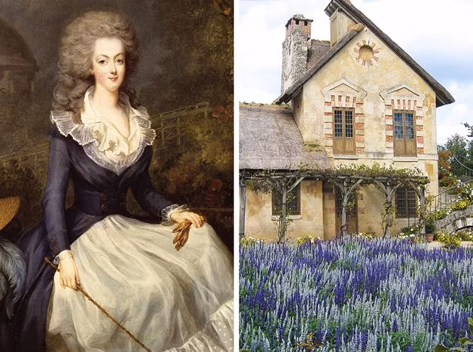  2. Marie Antoinette yêu cầu xây dựng một ngôi làng nơi bà có thể sống như một người bình thường: Nghi thức nghiêm khắc khi làm Nữ hoàng và bầu không khí tuyệt đẹp của Versailles khiến Marie Antoinette yêu cầu cầu xây dựng một ngôi làng nhỏ gần Petit Trianon với một trang trại, một nhà máy, một cái ao, và một ngôi nhà nhỏ ấm cúng hơn lâu đài. Bầu không khí khiến Marie nhớ đến thời thơ ấu nơi cô dành thời gian chơi với gia đình và thú nuôi trong vườn. Trong ngôi làng của riêng mình, Nữ hoàng rất thích mặc quần áo như một nữ thần trẻ tuổi và đi dạo với trẻ em và những người bạn thân nhất. Sau Cách mạng Pháp, ngôi làng đã bị bỏ hoang. Ngày nay, nó được cải tạo và mở cửa cho công chúng.