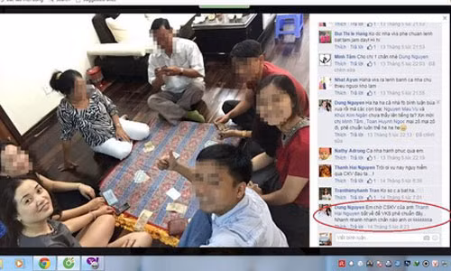 Nghi tu chuyen kiem sat vien dang anh tu suong tren Facebook