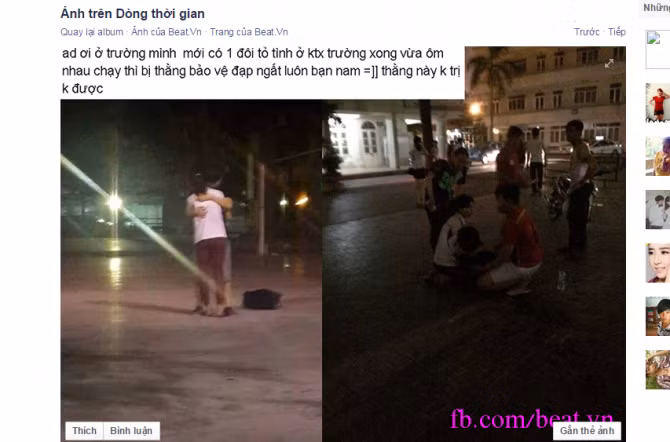 Nam sinh bi bao ve dap ngat xiu khi to tinh voi ban gai?