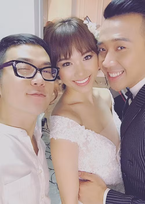 Lo hau truong chup anh cuoi cua Tran Thanh Hari Won