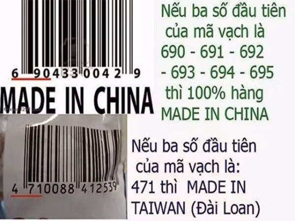 Tuyệt chiêu nhận diện thực phẩm sản xuất tại Trung Quốc hay Việt Nam Tuyet chieu nhan dien thuc pham san xuat tai Trung Quoc hay Viet Nam