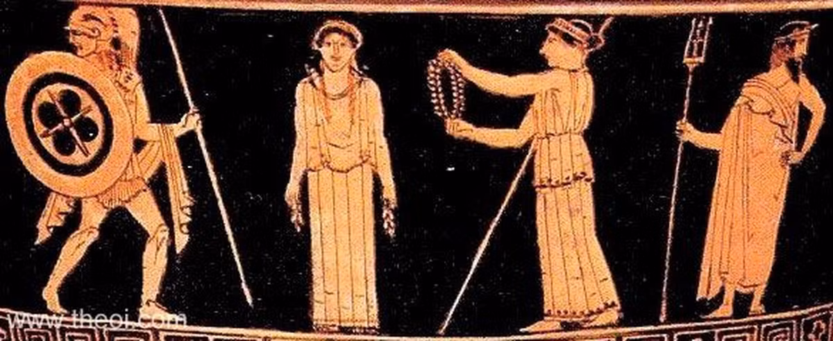 Pandora, được Hephaestus tạo ra, mang chiếc lọ chứa tai họa cho nhân loại, là ẩn dụ cho việc phát triển AI mà không hiểu rõ hậu quả. (Ảnh: Theoi Greek Mythology)