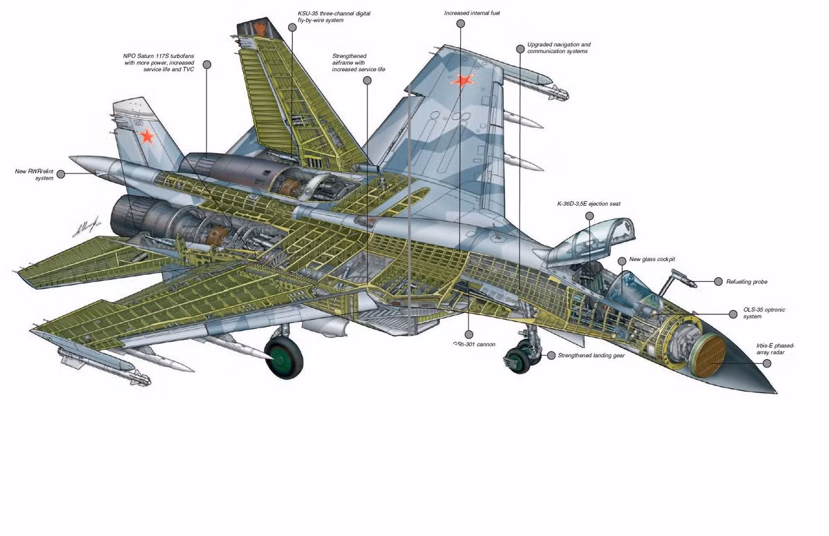 "Không thể phủ nhận Su-35 là dòng tiêm kích rất mạnh về không chiến và tấn công mặt đất bởi khả năng cơ động rất tốt của nó. Nhưng theo những thông tin chúng tôi có được, tiêm kích Su-35 không mạnh như tuyên bố và không thể cạnh tranh với F-35 của Mỹ", vị lãnh đạo này nhận xét.