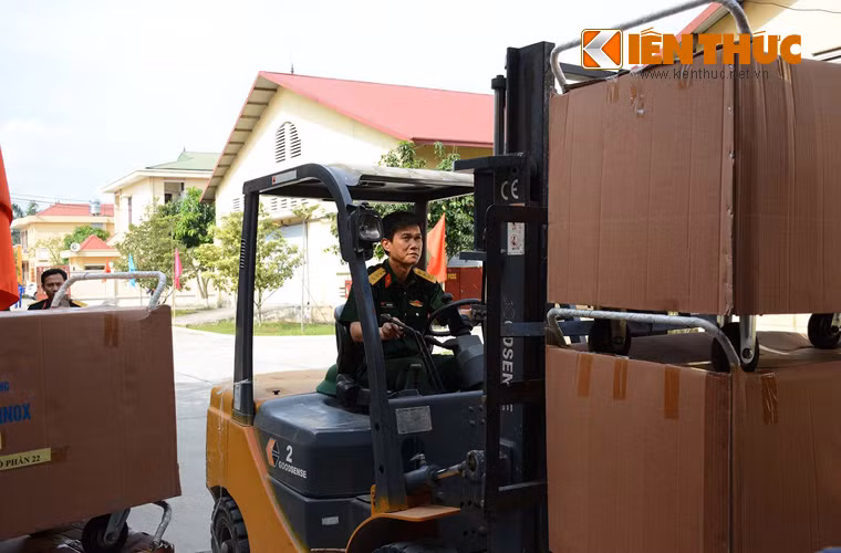 Tùy vào các mặt hàng khác nhau mà mỗi kho có sức chứa riêng.