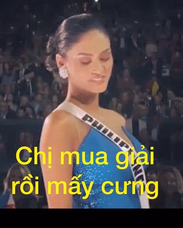 Nặng lời hơn, một số dân mạng còn cho rằng người đẹp Philippines đã "mua giải".