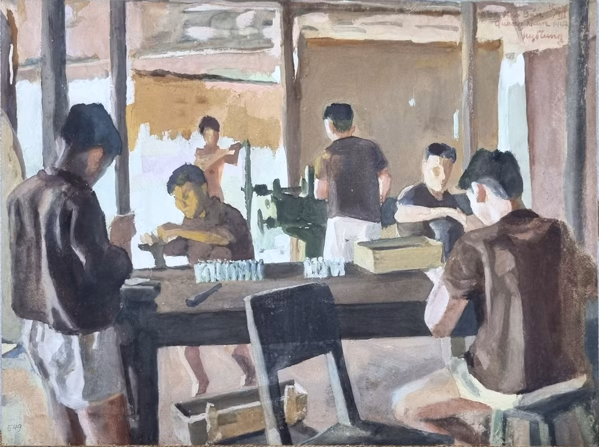 Nghệ sĩ là chiến sĩ – Triển lãm kỷ niệm 80 năm Đề cương về văn hóa Việt Nam - Hình 3 Nghe si la chien si – Trien lam ky niem 80 nam De cuong ve van hoa Viet Nam-Hinh-3