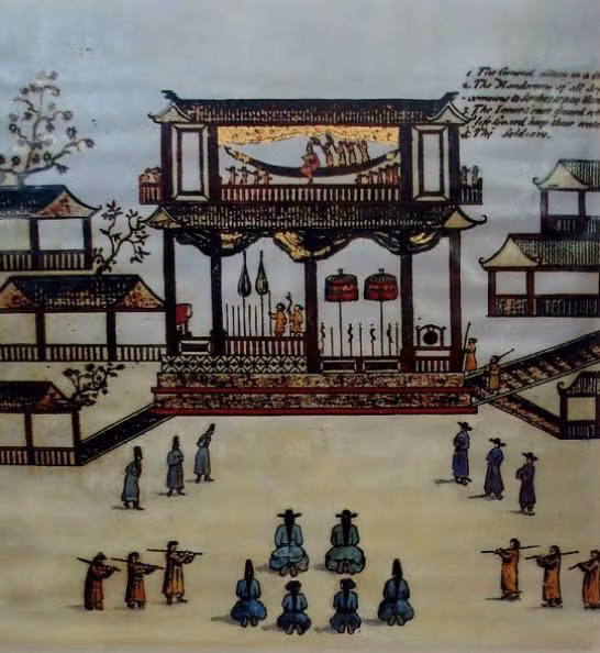 Năm 1729, Trịnh Cương chết, con là Trịnh Giang lên thay. Trịnh Giang ăn chơi trác táng, sa đọa, sửa đổi nhiều phép tắc của cha mình, giết chết hàng loạt quan giỏi, giết vua nọ lập vua kia, lại gây ra thuế khóa nặng nề làm mất lòng dân. Nông dân liên tiếp nổi dậy khởi nghĩa.