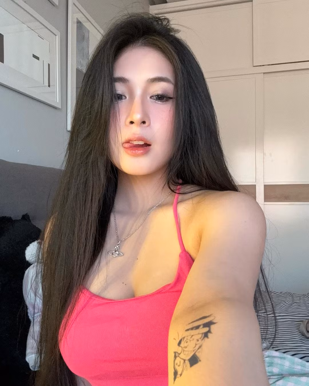 Dù đời tư ồn ào, không thể phủ nhận được nhan sắc xinh đẹp của cô nàng này. Trang Tiktok của Quỳnh Alee thu hút hơn 5 triệu người theo dõi. (Ảnh: IGNV)