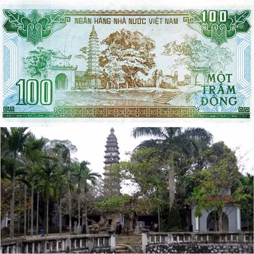 Chùa Phổ Minh hay còn gọi là chùa Tháp, thuộc thôn Tức Mặc, xã Lộc Vượng, thành phố Nam Định là một di tích lịch sử văn hóa với nhiều hiện vật có giá trị. Hình ảnh ngôi chùa và tháp Phổ Minh được in trên tờ tiền cotton 100 đồng, mệnh giá nhỏ nhất được phát hành năm 1991.