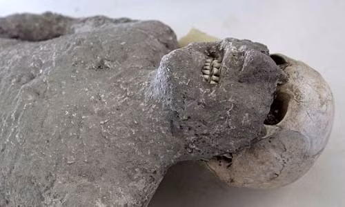 Theo báo cáo, khoảng 2.000 người bị chôn vùi trong đất đá, dung nham và tro bụi khi núi lửa Vesuvius "thức giấc". Kể từ đó, thị trấn này dần bị lãng quên. Mãi đến năm 1748, thị trấn Pompeii mới bất ngờ được phát hiện trở lại.