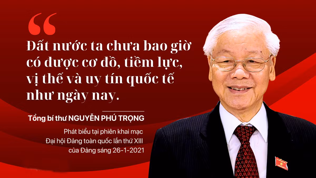 “Đất nước ta chưa bao giờ có được cơ đồ, tiềm lực, vị thế và uy tín quốc tế như ngày nay“ ảnh 1