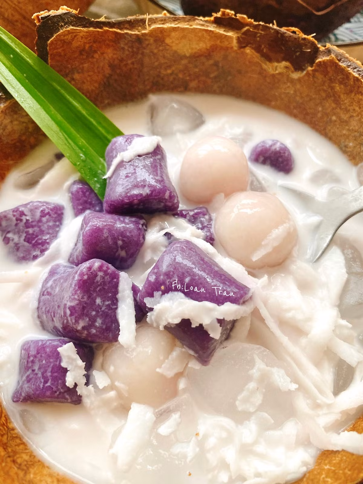 Chè khoai lang tím dẻo xua tan sự nóng bức của mùa hè.