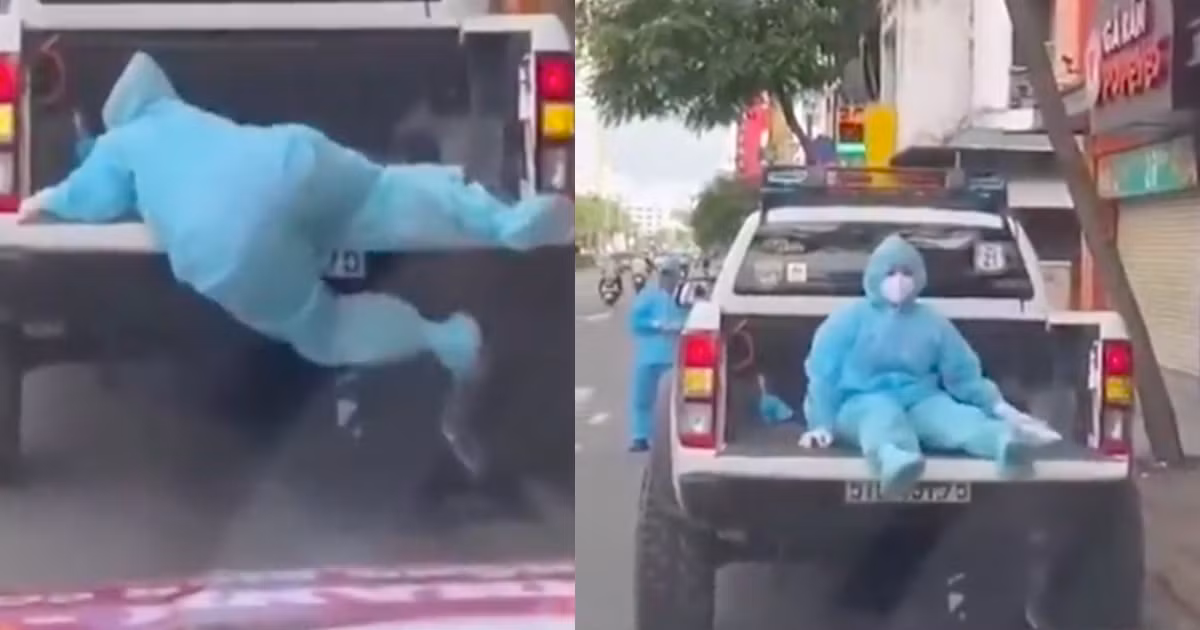 Cộng với bộ đồ bảo hộ khá to so với cơ thể, thế nên cô nàng chân ngắn đã loay hoay mãi vẫn chưa leo lên được chiếc xe. Khoảnh khắc đáng yêu này đã nhanh chóng "đốn tim" cộng đồng mạng.
