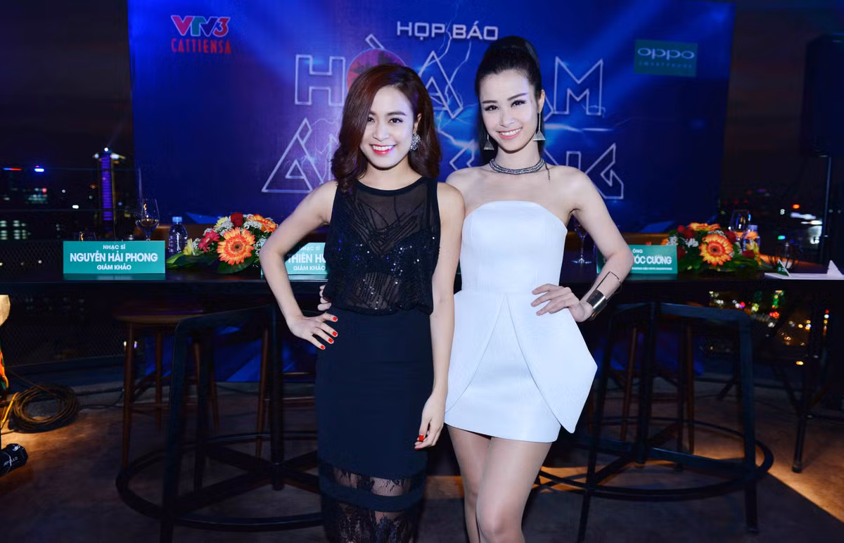 Dan thi sinh khung do bo gameshow The Remix